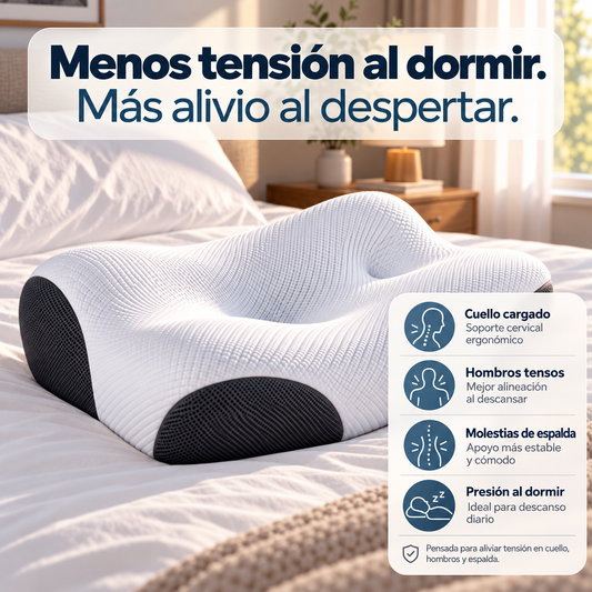 Nuvia™ — Almohada Cervical Ergonómica