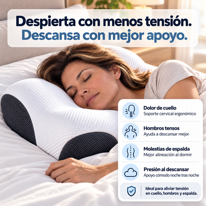 Nuvia™ — Almohada Cervical Ergonómica