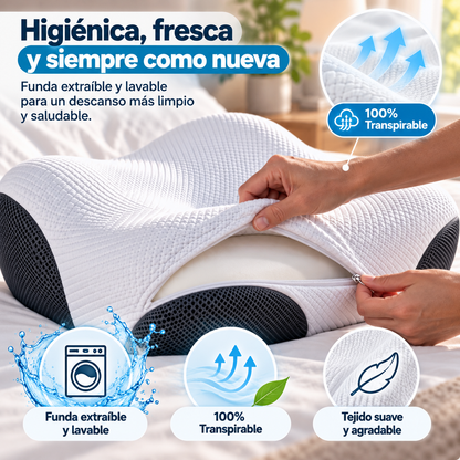 Nuvia™ — Almohada Cervical Ergonómica