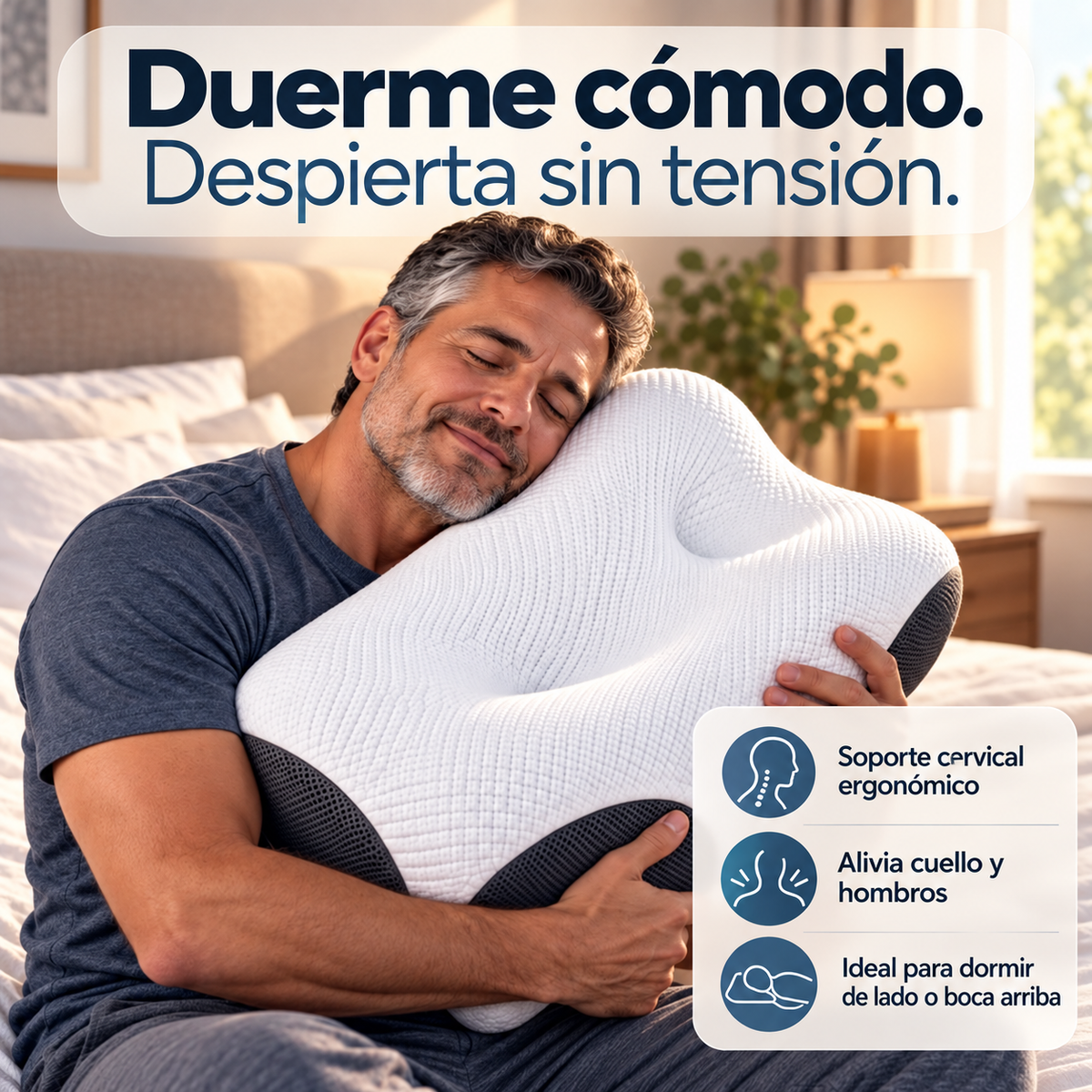Nuvia™ — Almohada Cervical Ergonómica